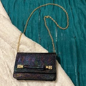 Henri Bendel Clutch with Gold Chain